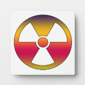 Nukleares radioaktives Zeichen Fotoplatte (Vorderseite)