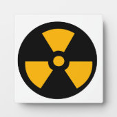 Nukleares radioaktives Zeichen Fotoplatte (Vorderseite)