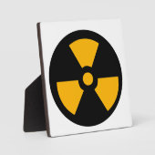 Nukleares radioaktives Zeichen Fotoplatte (Vorderseite)