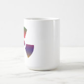 Nukleares radioaktives Zeichen Kaffeetasse (Mittel)