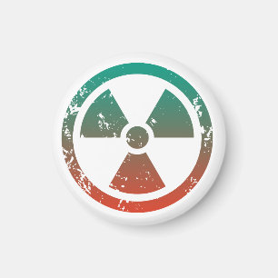Nukleares radioaktives Zeichen Magnet