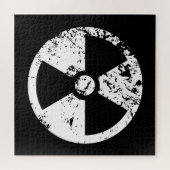 Nukleares radioaktives Zeichen Puzzle (Horizontal)