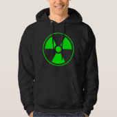 Nukleares Symbol für radioaktive Strahlung in grün Hoodie (Vorderseite)