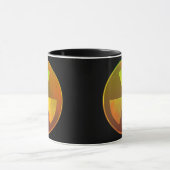 Nukleares Symbol Radioaktives Licht Tasse (Zentrum)