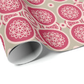 Nukleares Wachstum - Magenta bei Roggen - nahtlose Geschenkpapier (Rolleneckpunkt)