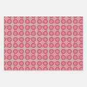 Nukleares Wachstum - Magenta bei Roggen - nahtlose Geschenkpapier Set (Vorderseite 3)