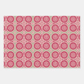 Nukleares Wachstum - Magenta bei Roggen - nahtlose Geschenkpapier Set (Vorderseite)