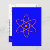 Nukleares Zeichen Postkarte (Vorne/Hinten)