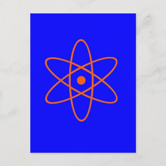 Nukleares Zeichen Postkarte (Vorderseite)