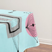 Nukleosid-rosa-graues Muster Tischdecke (Beispiel)