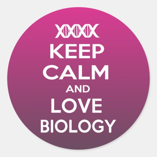 Nukleotid-Adenin-Paar mit UBiolo Runder Aufkleber (Vorderseite)