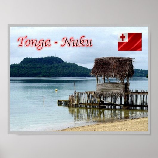Nuku Island - Vava'u Beach - Tonga Poster (Vorne)