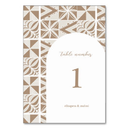 Nuku'alofa Tischnummer