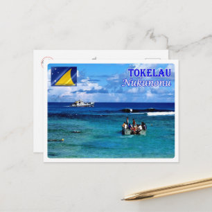 Nukunonu - Tokelau - Meeresblick - Postkarte