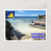 Nukunonu - Tokelau - Panorama - Postkarte (Vorderseite)