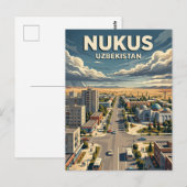 Nukus Usbekistan Postkarte (Vorne/Hinten)