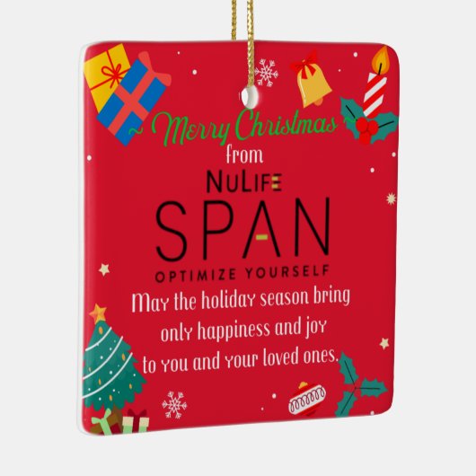 NuLifeSpan Christmas Orn Keramikornament (Rechts)