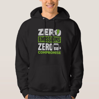 Null Emissionen Null Kompromisse Batterie-Elektro- Hoodie
