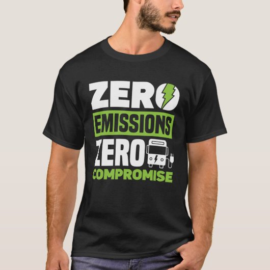 Null Emissionen Null Kompromisse Batterie-Elektro- T-Shirt (Vorderseite)
