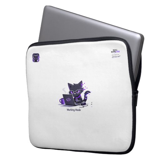 Null Expected Laptopschutzhülle (Vorderseite Links)