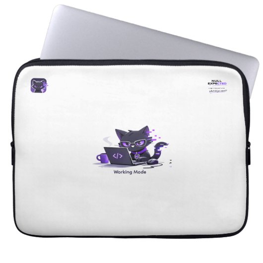 Null Expected Laptopschutzhülle (Vorderseite)