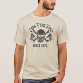 Null F*cks gegeben seit 1776, Skull T-Shirt (Vorderseite)