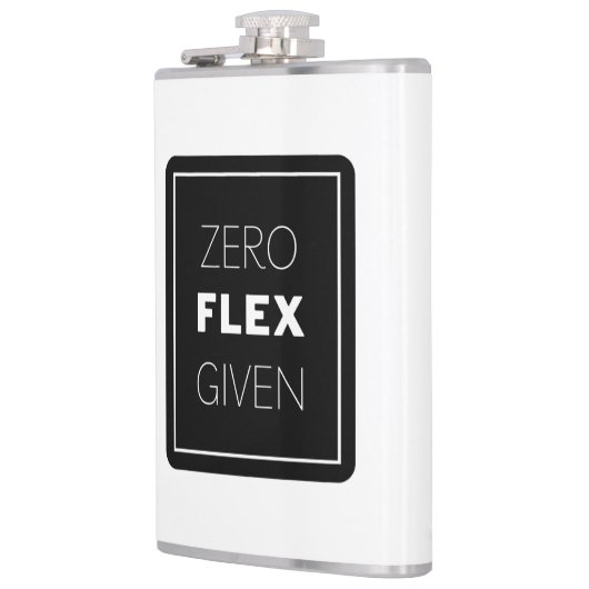 Null Flex mit modernem Quotendesign Flachmann (Links)