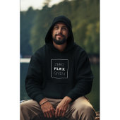 Null Flex mit modernem Quotendesign Hoodie