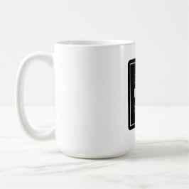 Null Flex mit modernem Quotendesign Kaffeetasse