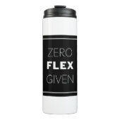 Null Flex mit modernem Quotendesign Thermosbecher (Vorderseite)