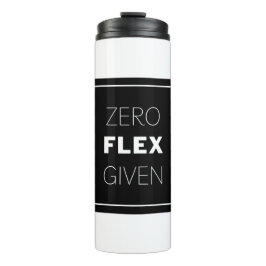 Null Flex mit modernem Quotendesign Thermosbecher