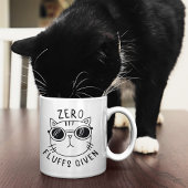Null Fluffs gegeben Kaffeetasse