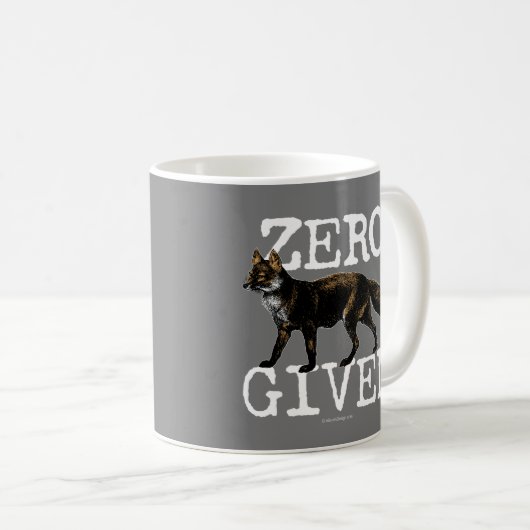 Null (Fox) bei Kaffee-Tasse Kaffeetasse (VorderseiteRechts)