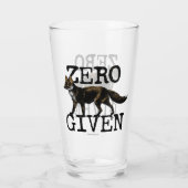 Null (Fox) gegeben Glas (Rückseite)