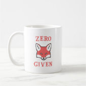 Null (Fox) gegeben Kaffeetasse (Links)