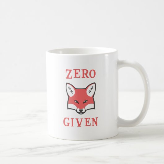 Null (Fox) gegeben Kaffeetasse (Rechts)