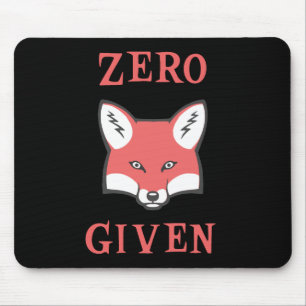 Null (Fox) gegeben Mousepad