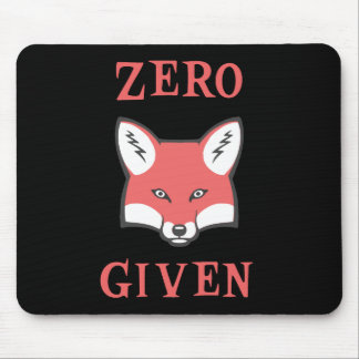 Null (Fox) gegeben Mousepad