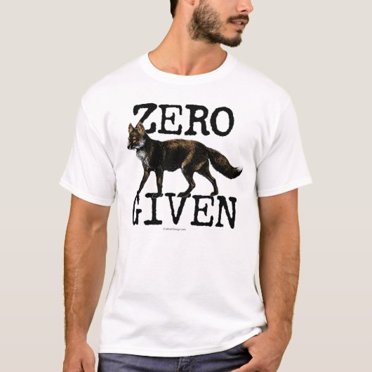 Null (Fox) gegeben T-Shirt (Vorderseite)