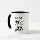 Null Fox gegebene Kaffee-Tasse Tasse (Vorderseite Links)