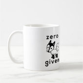 Null Fox gegebene Kaffee-Tasse Tasse (Links)