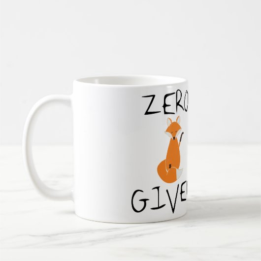 Null Fox gegebene Tasse (Links)