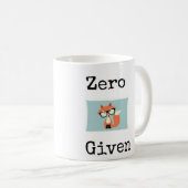 Null" Fuchs" gegeben Kaffeetasse (VorderseiteRechts)