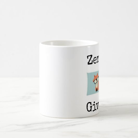 Null" Fuchs" gegeben Kaffeetasse (Mittel)