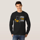 Null Gabeln gegeben Lagerstaplerfahrer T-Shirt (Vorne ganz)