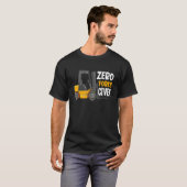 Null Gabeln gegeben Lagerstaplerfahrer T-Shirt (Vorne ganz)