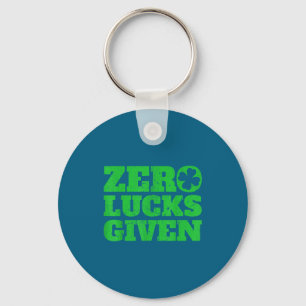 Null Glück gegeben Lustiges St Patricks Day 2020 G Schlüsselanhänger