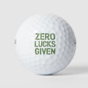 Null Glück gegeben St. Paddys Tag Hilarious Patric Golfball