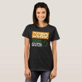 Null Glück gegeben St. Patrick's Day St. Paddys Da T-Shirt (Vorne ganz)