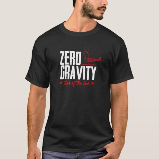 Null Gravity Star der Bar - Street Workout Cali T-Shirt (Vorderseite)